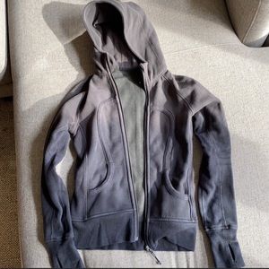Lululemon Scuba Hoodie Olive/Black Ombré Size 2
